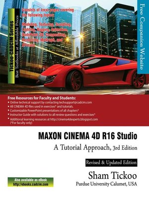 cover image of MAXON CINEMA 4D R16 Studio